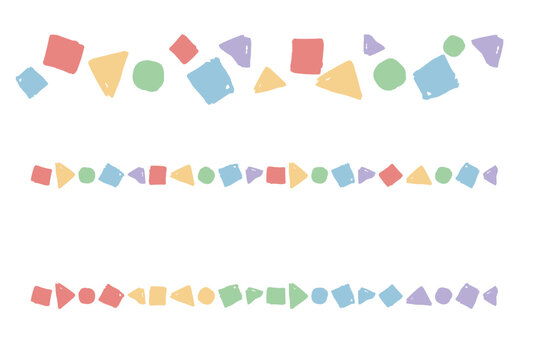 やさしい手描きライン素材シリーズ｜丸・三角・四角のランダムライン
Gentle Hand-Drawn Line Series | Random Geometric Shape Line