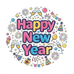 Happy New Year Concept