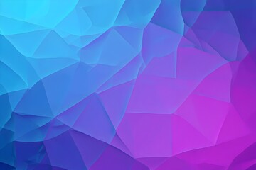 Obraz premium Abstract Blue Purple Low Poly Gradient Background
