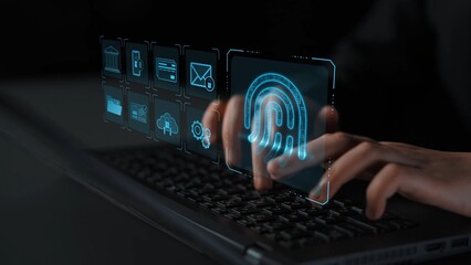 System for safeguarding digital identity using fingerprint authentication, encryption, and secure access protocols across cloud, device, and personal data environments Marrow