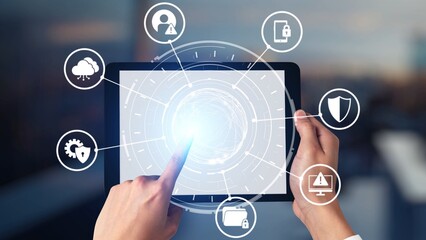 Cyber security protection and cyber security strategies against cyber threats, system hacks, digital breaches, network attacks, and safeguarding data with strong cyber security infrastructure. Spire