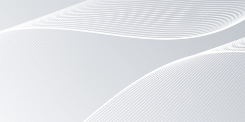 gray and white abstract background modern vector illustration. abstract wavy lines background. abstract white background.