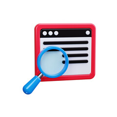 Search 3d render icons