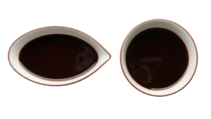 Two shiny metallic rings isolated on transparent background