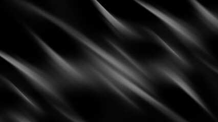 Obraz premium monochrome black and white abstract background exudes a classic, masculine, and premium aura with a grain noise texture and a subtle light-to-dark gradient.