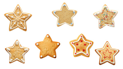 Festive christmas cookie set holiday kitchen food photography bright colorful environment top view seasonal treats