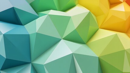 Colorful Geometric Polygonal Landscape Background abstract