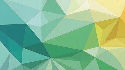 Obraz premium Green Blue and Yellow Geometric Polygonal Background