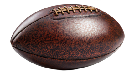 american football ball isolated on transparent background 