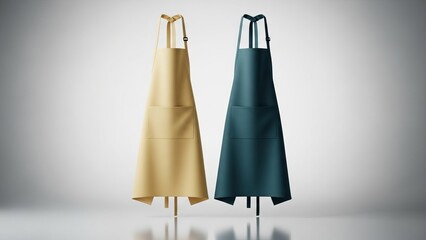 Modern aprons in neutral colors