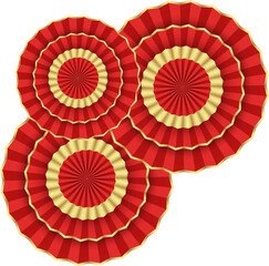 Chinese Fan New Year Decoration