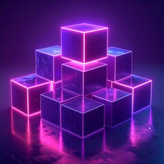 abstract cube background
