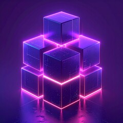 abstract cube background