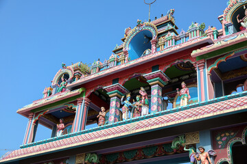 Shiva temple tower in tamilnadu