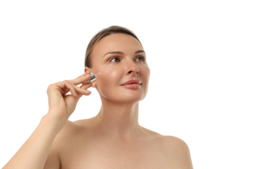 Serum enhances woman's natural glow