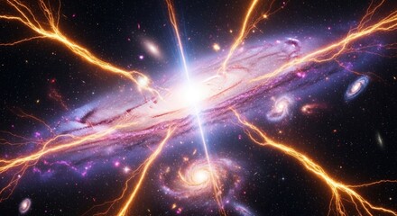 abstract space background with space