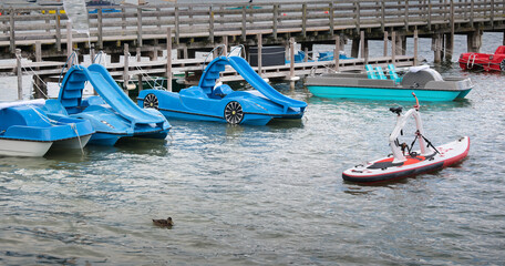 Wassersport f&uuml;r Einheimische und Touristen in Die&szlig;en am Ammersee