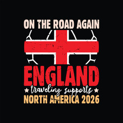 On The Road Again England traveling supports north America 2026