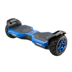 black and blue hover board png