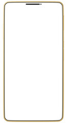 3D素材_スマートフォン_イエロー