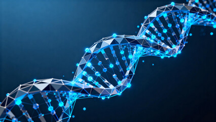 Abstract DNA double helix structure