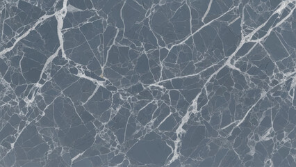 Dark blue marble texture with white veins, a detailed close-up view