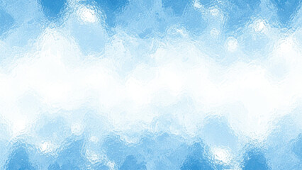 Abstract watercolor background with shades of blue and white light.