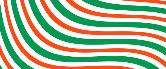 Christmas seamless pattern. Red and green diagonal stripes background. Candy cane repeating decoration wallpaper. Winter holiday lines backdrop. Xmas peppermint present wrapping print design. Vector