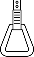 버스손잡이 흑백