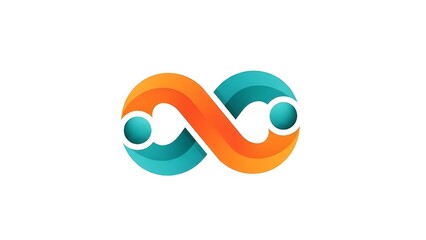 Interlocking Arc Graphic App Icon Symbolizing Collective Christmas Joy and Unity