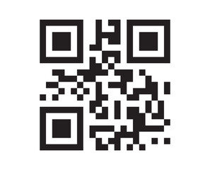 qr code mobile scan technology digital barcode vector icon smartphone read data information matrix label symbol internet link connection web