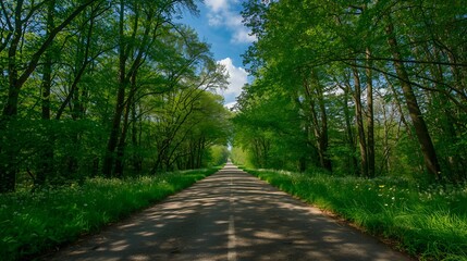 Obraz premium path in the forest