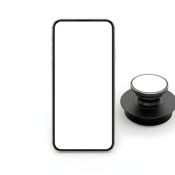 Smartphone with popsocket