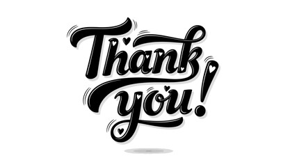 Thank you image vector graphic design template for presentations and social media posts design