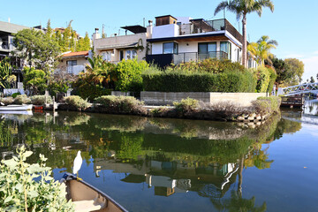 Venice Canals, historic canal district in the Venice neighborhood of Los Angeles, California