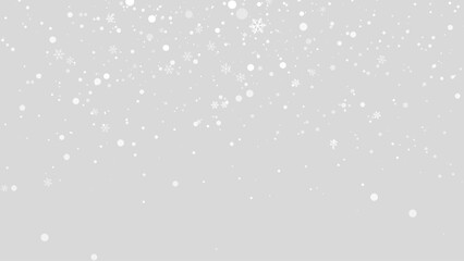 Snowfall overlay transparent, falling snowflakes