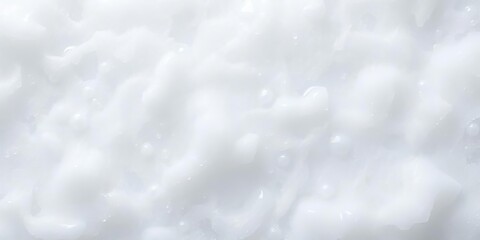 Obraz premium Close-up of abundant, white soap suds, airy and light, textured foam, hygiene, suds