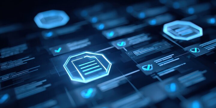 A business workflow UI mapping approval status policy flow monitoring data profile indexing management system architecture and an efficient checklist