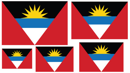 Antigua and Barbuda Flag PNG – Transparent Background in All Sizes