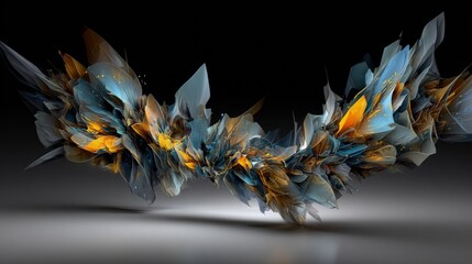 Abstract Geometric Design With Vivid Colors