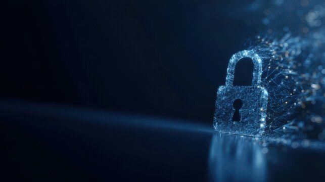 A holographic blueprint of software functions illustrating permission escalation policy compliance and secure information access handled through login