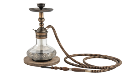 hookah isolated on transparent background