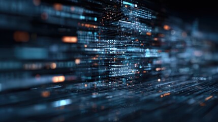 Obraz premium A high def digital board visualizing information sequencing where software applies secure permission checks and policy rules for access and login