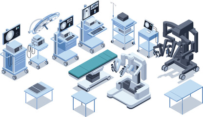 Isometric factory and industrial plant set vector, featuring power stations, energy production units, chimneys, and manufacturing facilities for city map assets.