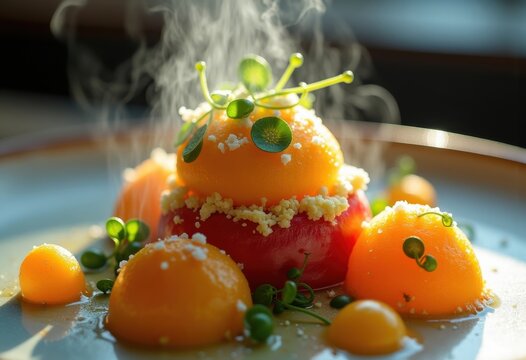 Molecular Gastronomy Vegetable Masterpieces Michelin Stars Whimsical Culinary Creations
