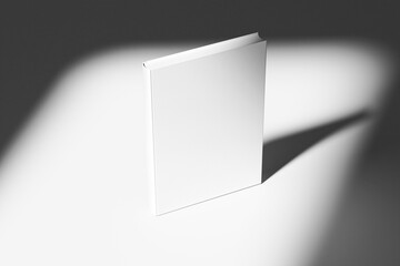 book cover with shadow