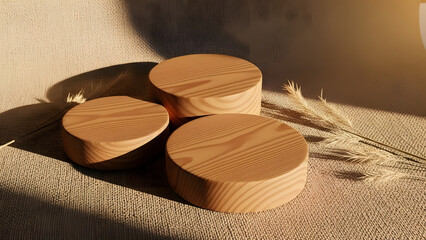 A stack of gold euro coins on a wooden table represents a successful business investment and financial savings in the global economy