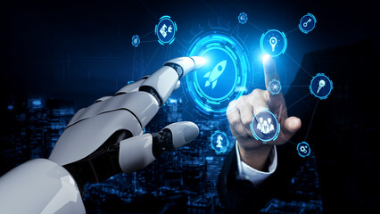 Artificial intelligence enhances innovation strategy, supporting creativity, analyzing business ideas, and driving growth through smart decision-making. Entice © InfiniteFlow