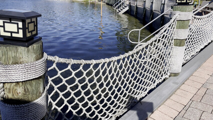 Lake Roy fancy fishermen net fence
