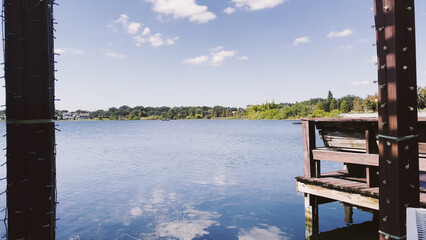 Lake Roy clouds reflecting off the waters